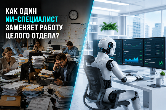 Как один ИИ-специалист заменяет работу целого отдела